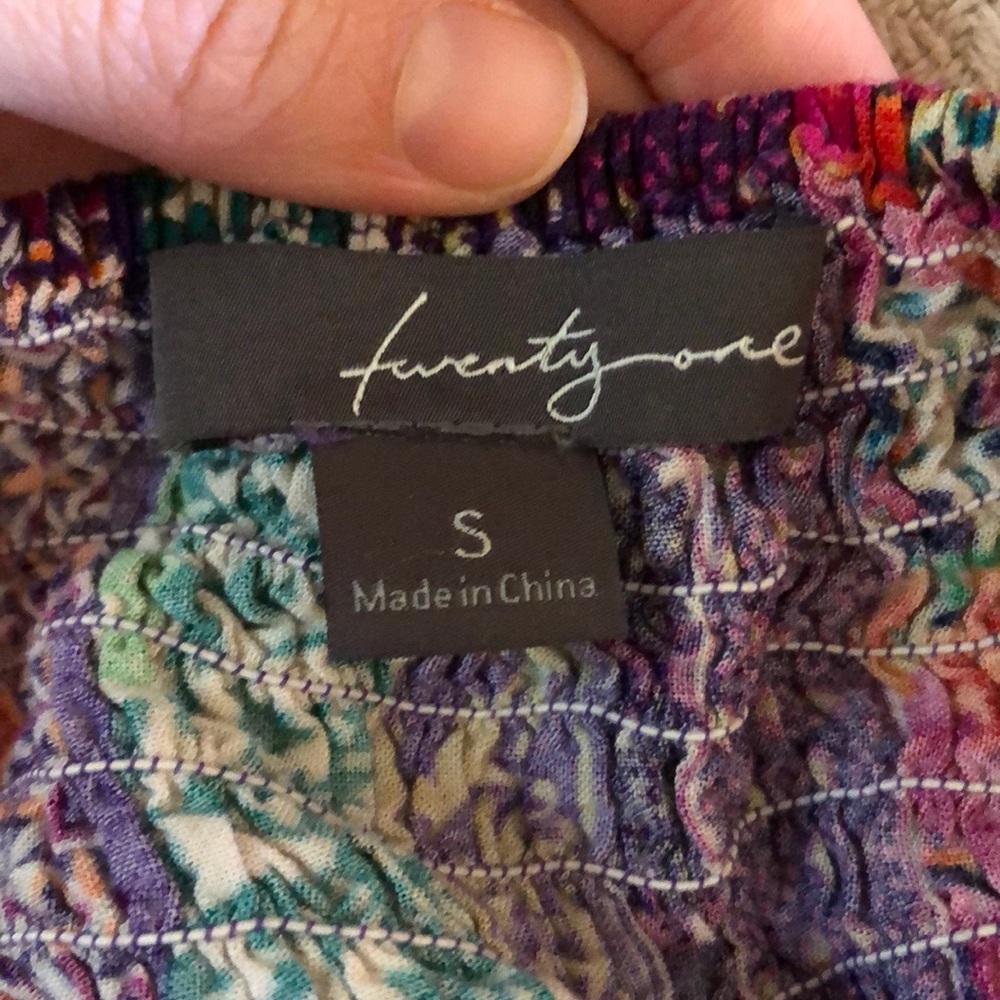 Halter Floral Sun Dress forever 21  multi pattern - Picture 7 of 7